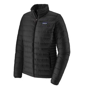 women’s black patagonia down jacket size small
